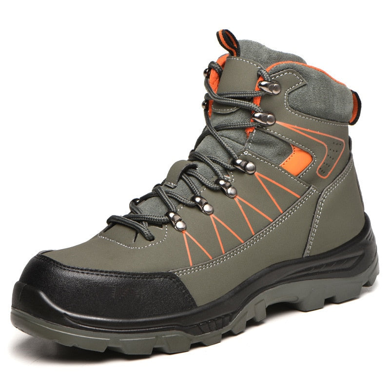 Tucson Waterproof Safety Boots - Men's Steel Toe Work Boots with Slip-Resistant Edition