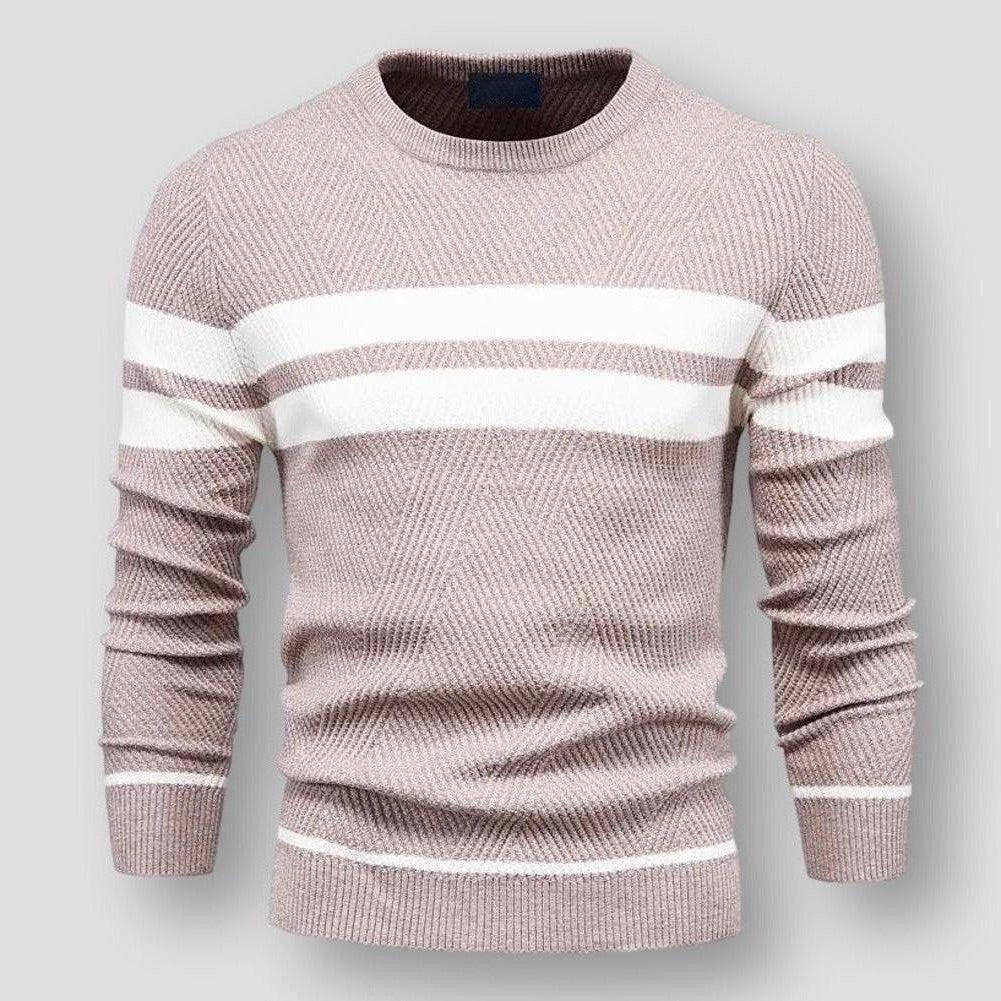 Saint Martin Birmingham Sweater - Men's Cozy Striped Edition