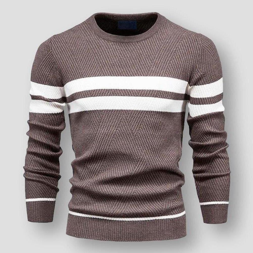 Saint Martin Birmingham Sweater - Men's Cozy Striped Edition