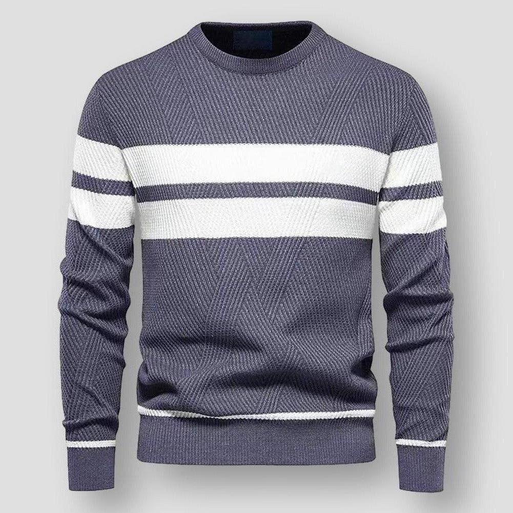 Saint Martin Birmingham Sweater - Men's Cozy Striped Edition