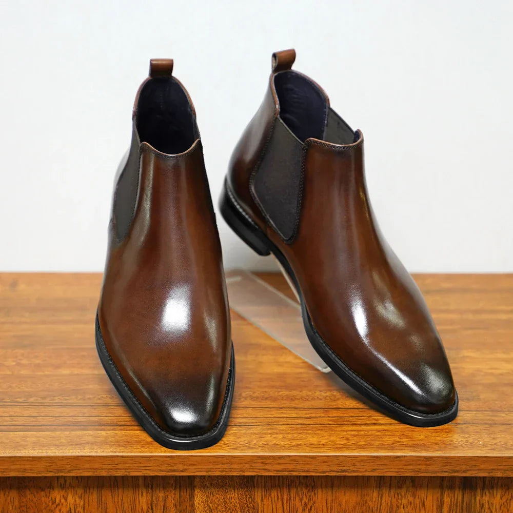 Leandro Bassano Genuine Genuine Chelsea Boots