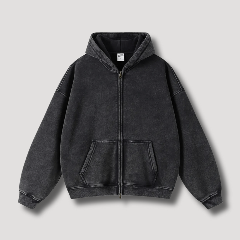 Skye Men's Zip-Up Hoodie - Everyday Hooded Sweatshirt with Comfortable Fit