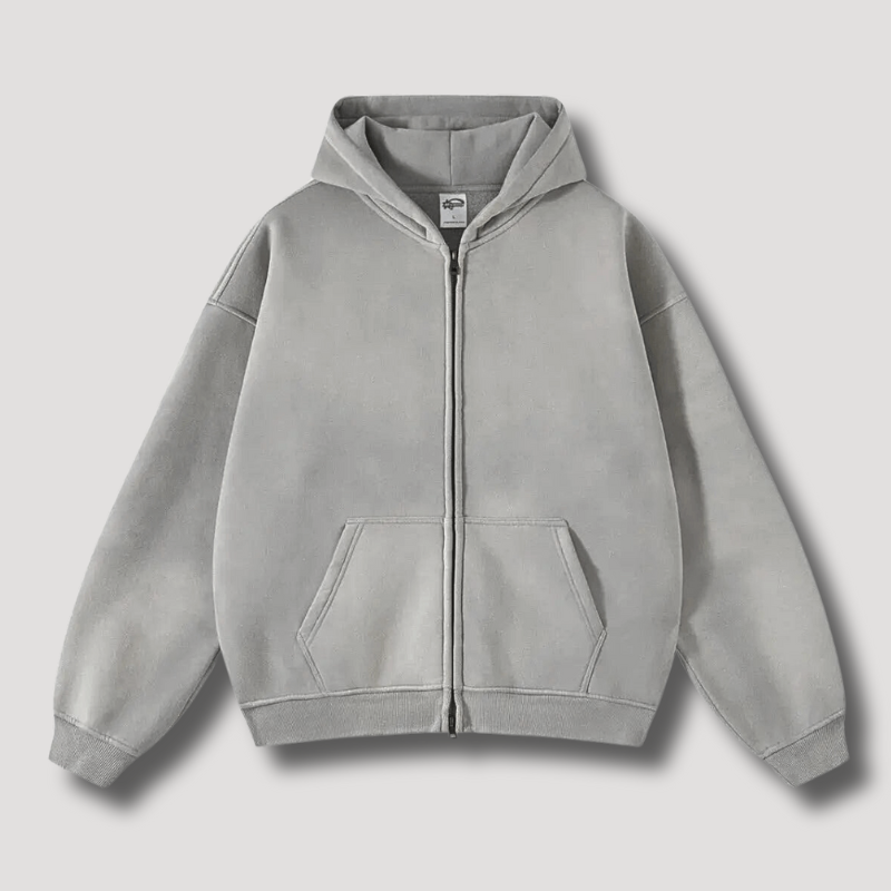 Skye Men's Zip-Up Hoodie - Everyday Hooded Sweatshirt with Comfortable Fit