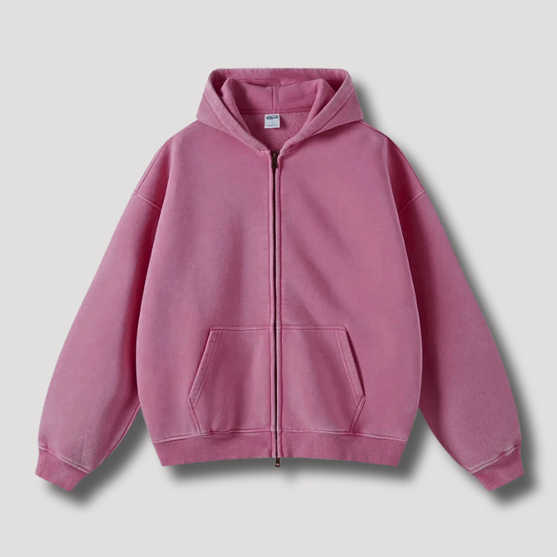Skye Men's Zip-Up Hoodie - Everyday Hooded Sweatshirt with Comfortable Fit
