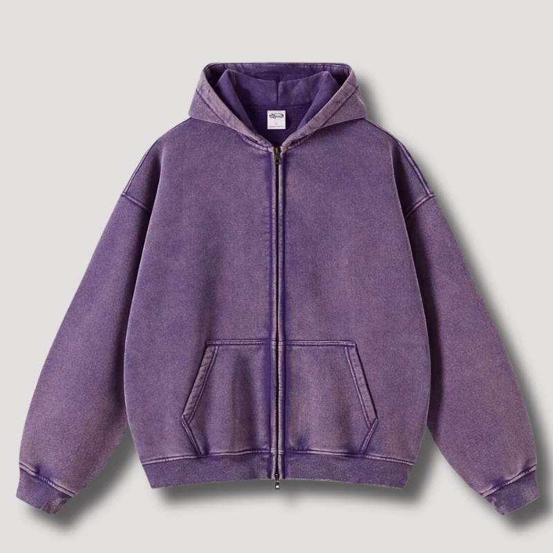 Skye Men's Zip-Up Hoodie - Everyday Hooded Sweatshirt with Comfortable Fit