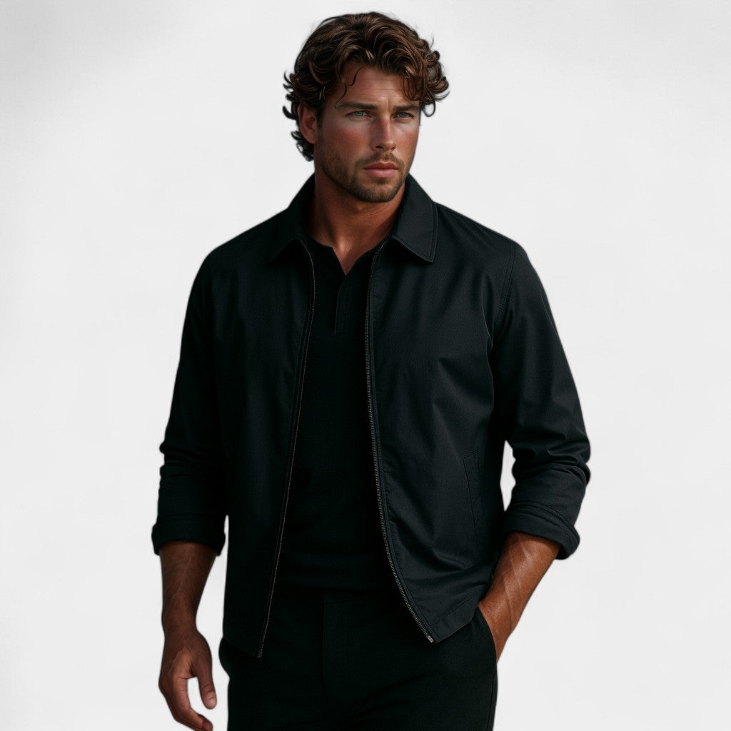 Riche Men's Nylon Jacket - Lightweight Minimalist Edition
