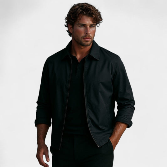 Riche Men's Nylon Jacket - Lightweight Minimalist Edition