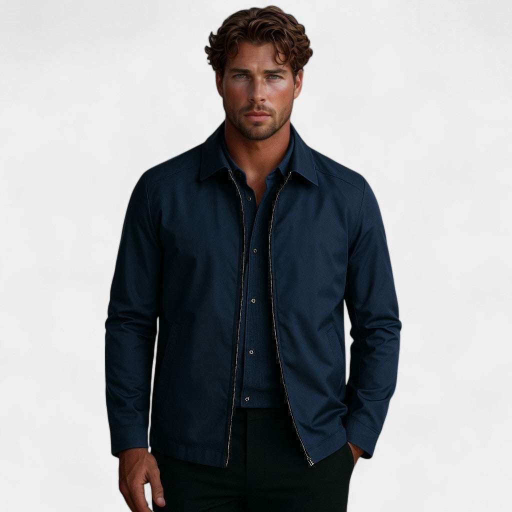 Riche Men's Nylon Jacket - Lightweight Minimalist Edition