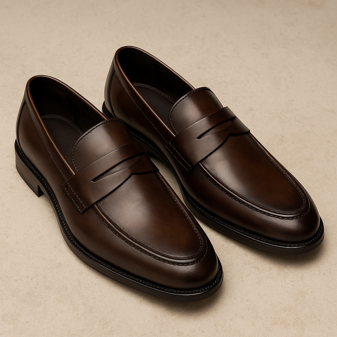 Urbain Everyday Leather Loafers Men Dress Shoes | Solorfit