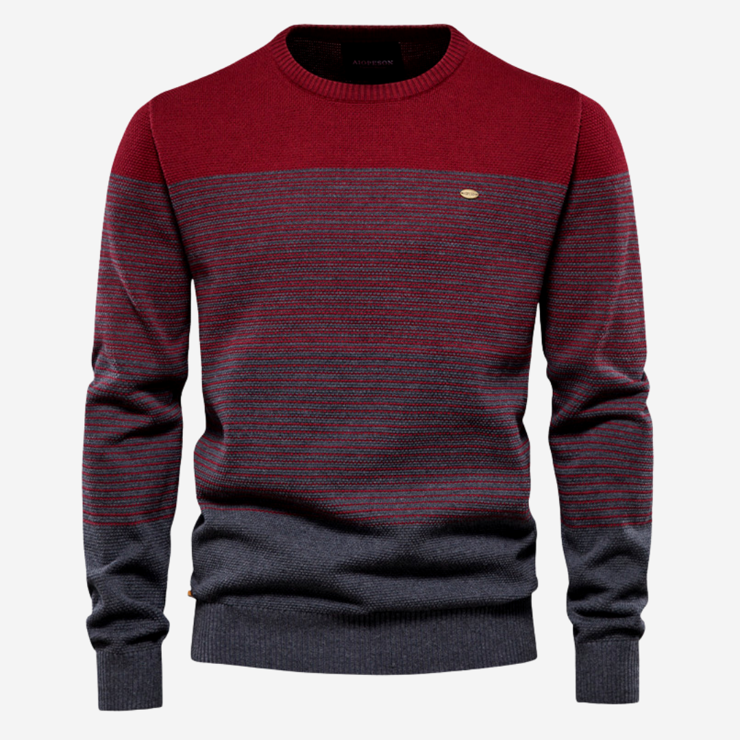 Tom Adams Striped Pullover - Men's Everyday Knit Sweater