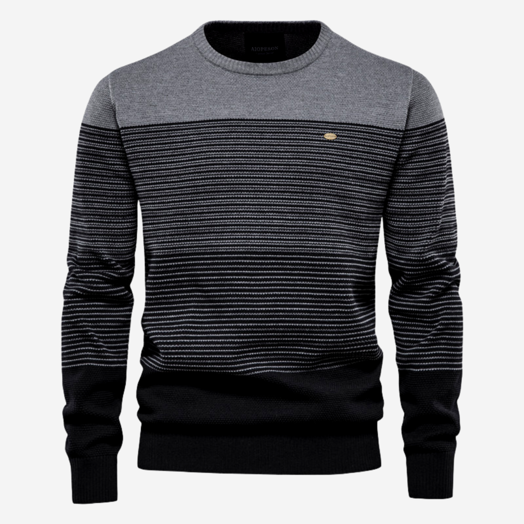 Tom Adams Striped Pullover - Men's Everyday Knit Sweater