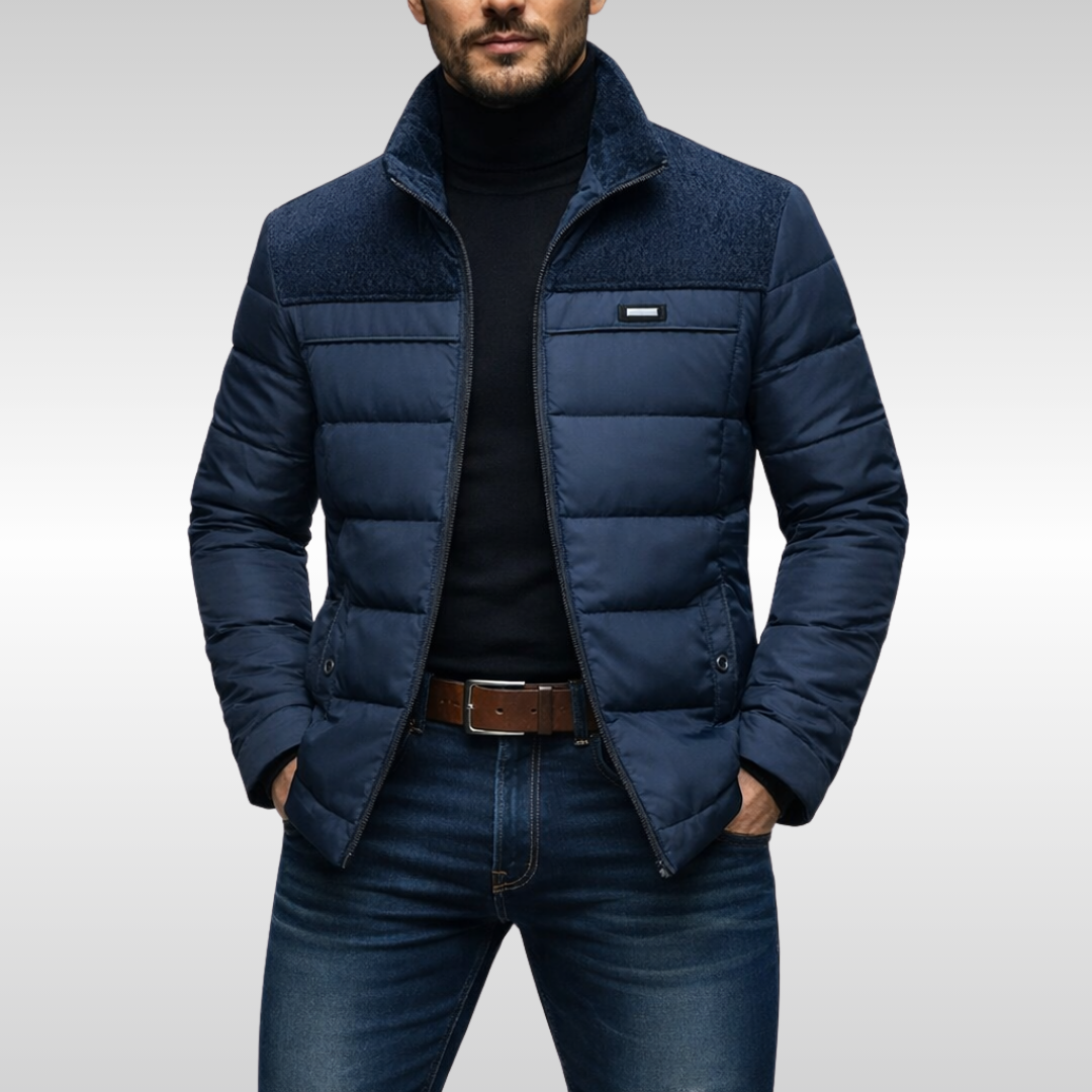 Victor Men's Insulated Jacket - Warm Weather-Resistant Winter Edition