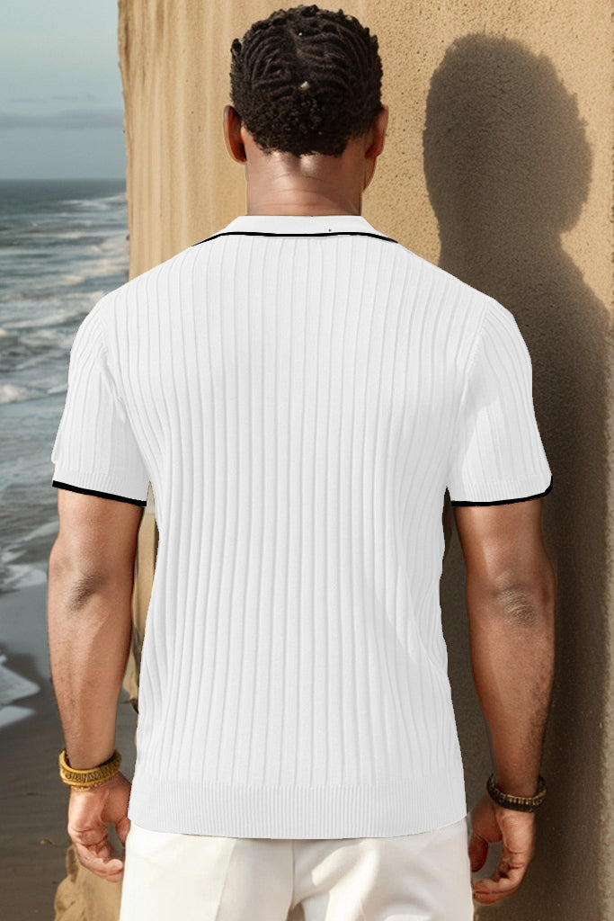 Aule Rib Knit Polo Edition