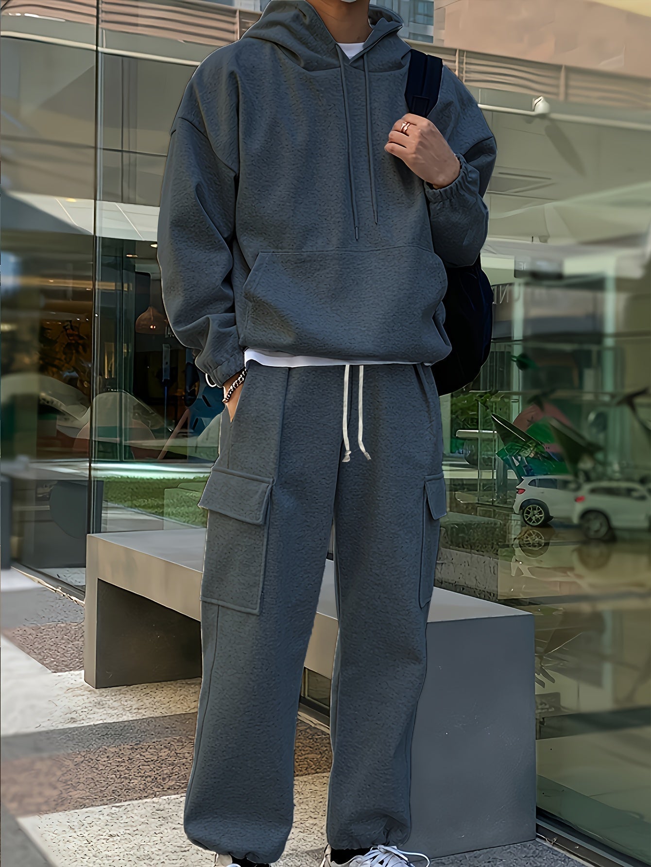 Men's Two Piece Tracksuit Basic Streetwear Edition
