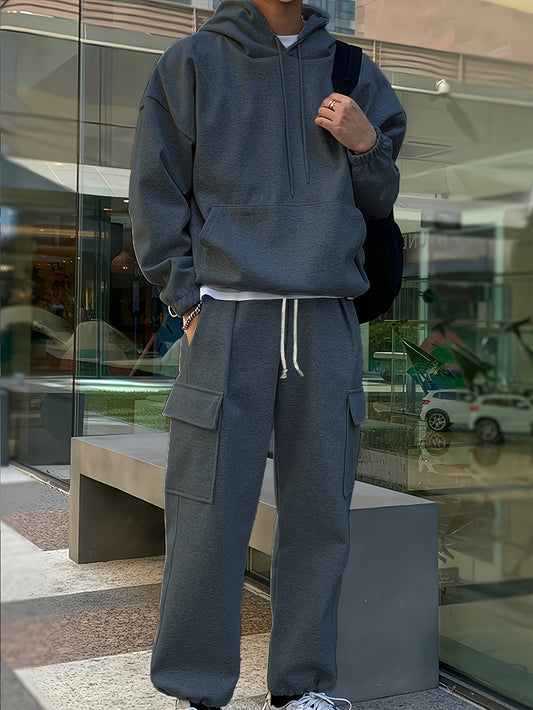 Men's Two Piece Tracksuit Basic Streetwear Edition