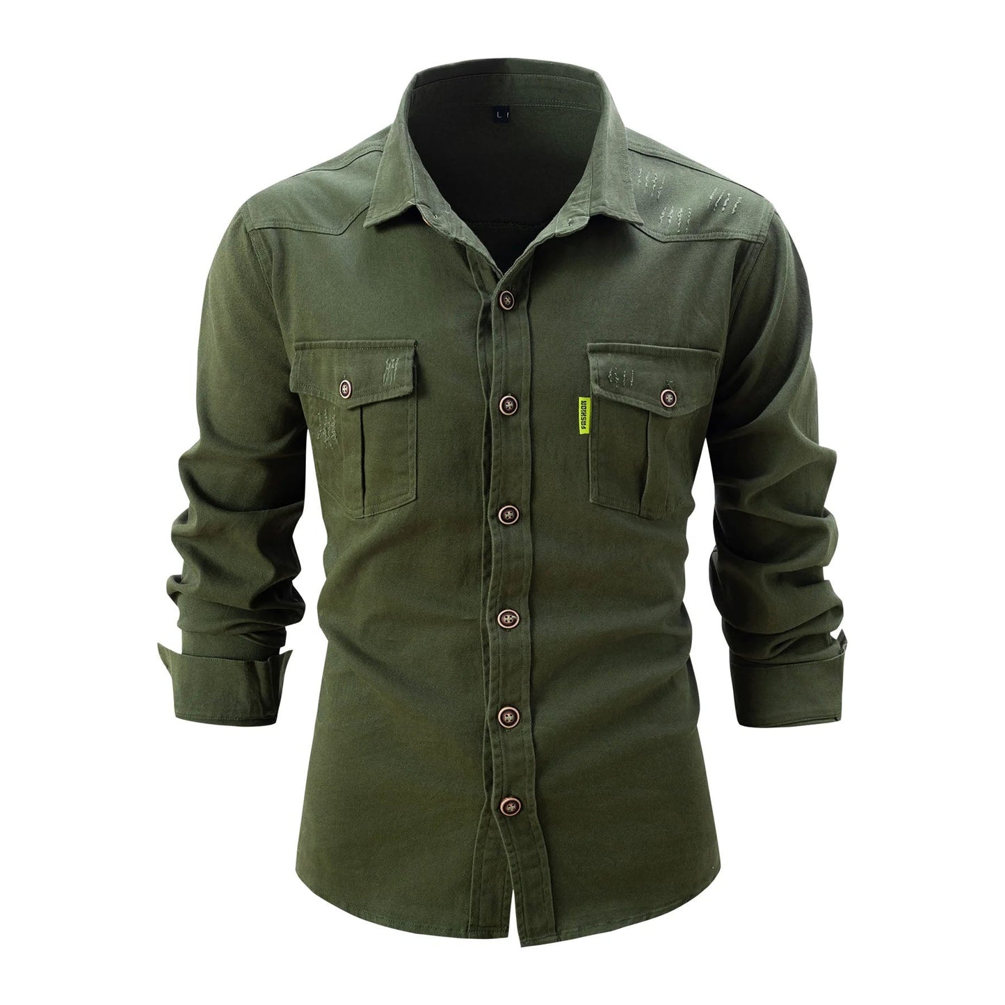 Premier Washed Organic Shirt - Men's Soft Casual Button-Up