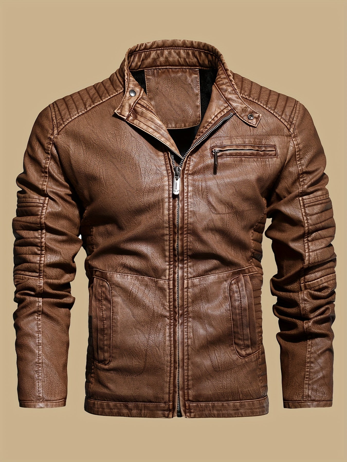 Men's Vintage Genuine Jacket - Classic Look, Modern Comfort