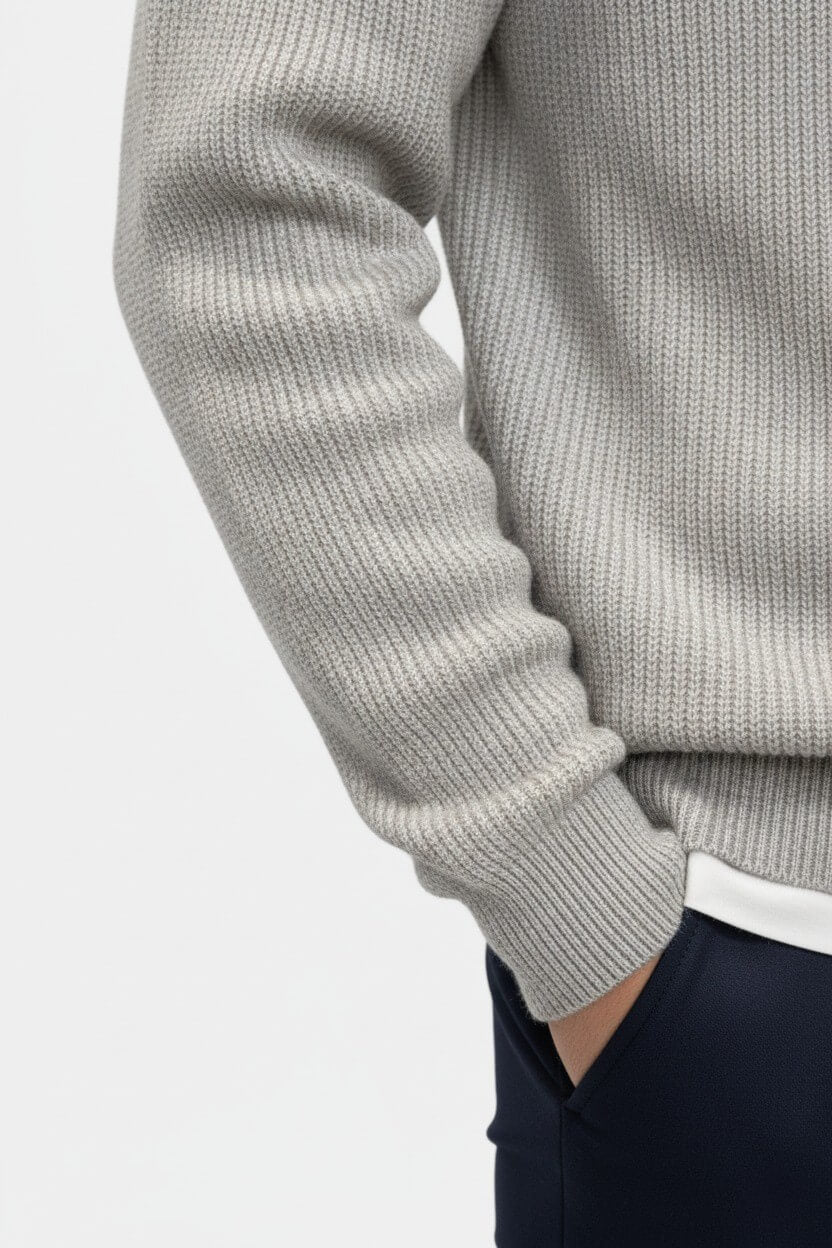 Solorfit | Men's Knitted Jumper - Polo Collar High Flex Autumn Winter