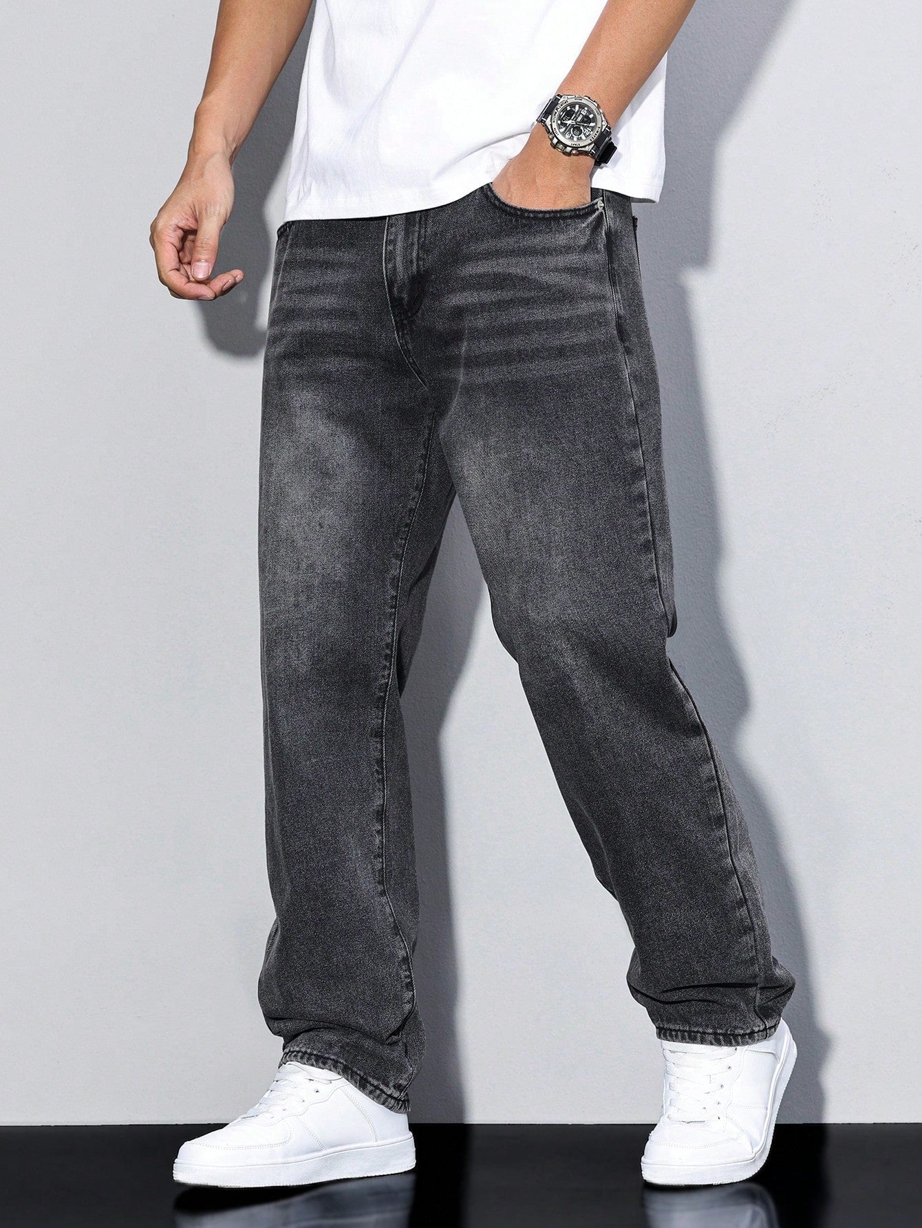 Everyday Men's Solid Color Jeans - Daan Everyday Denim