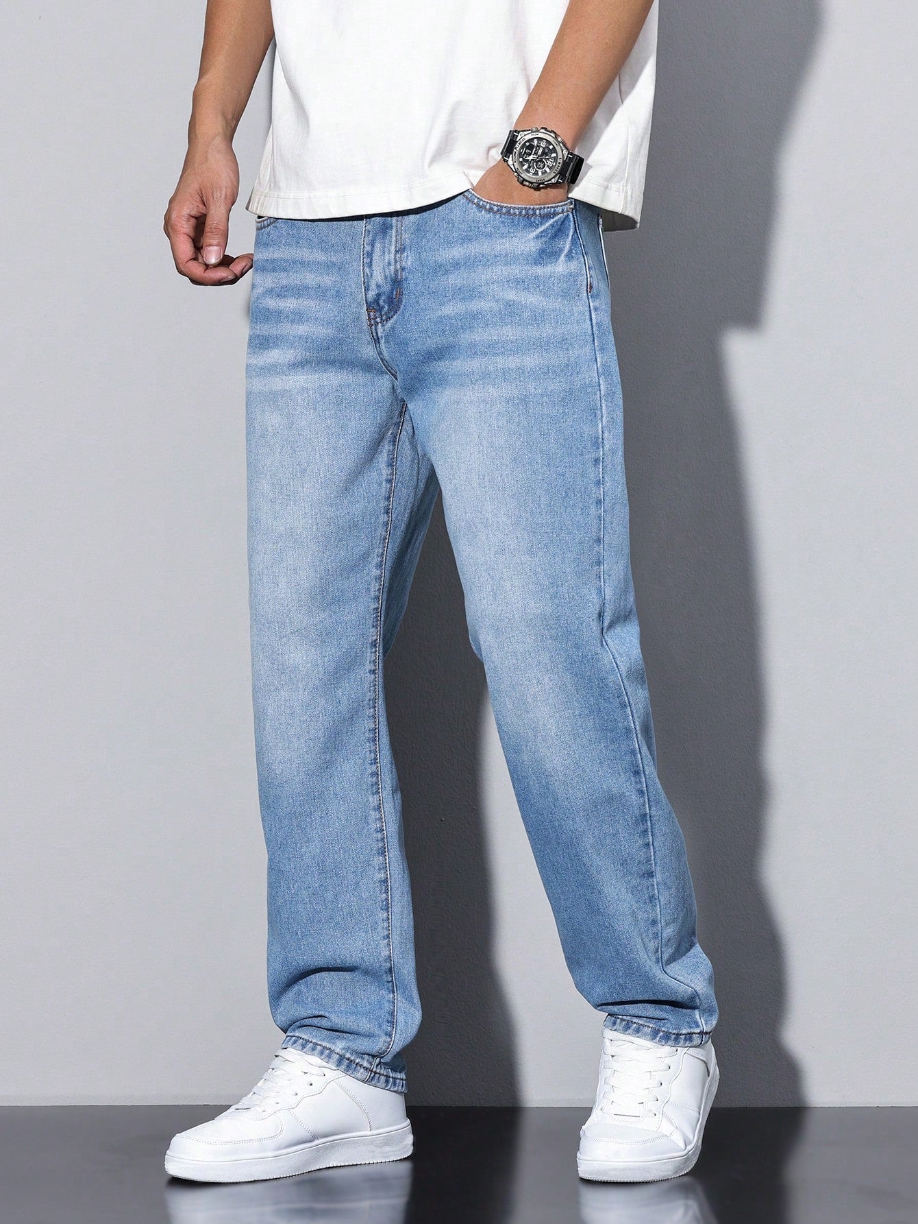 Everyday Men's Solid Color Jeans - Daan Everyday Denim