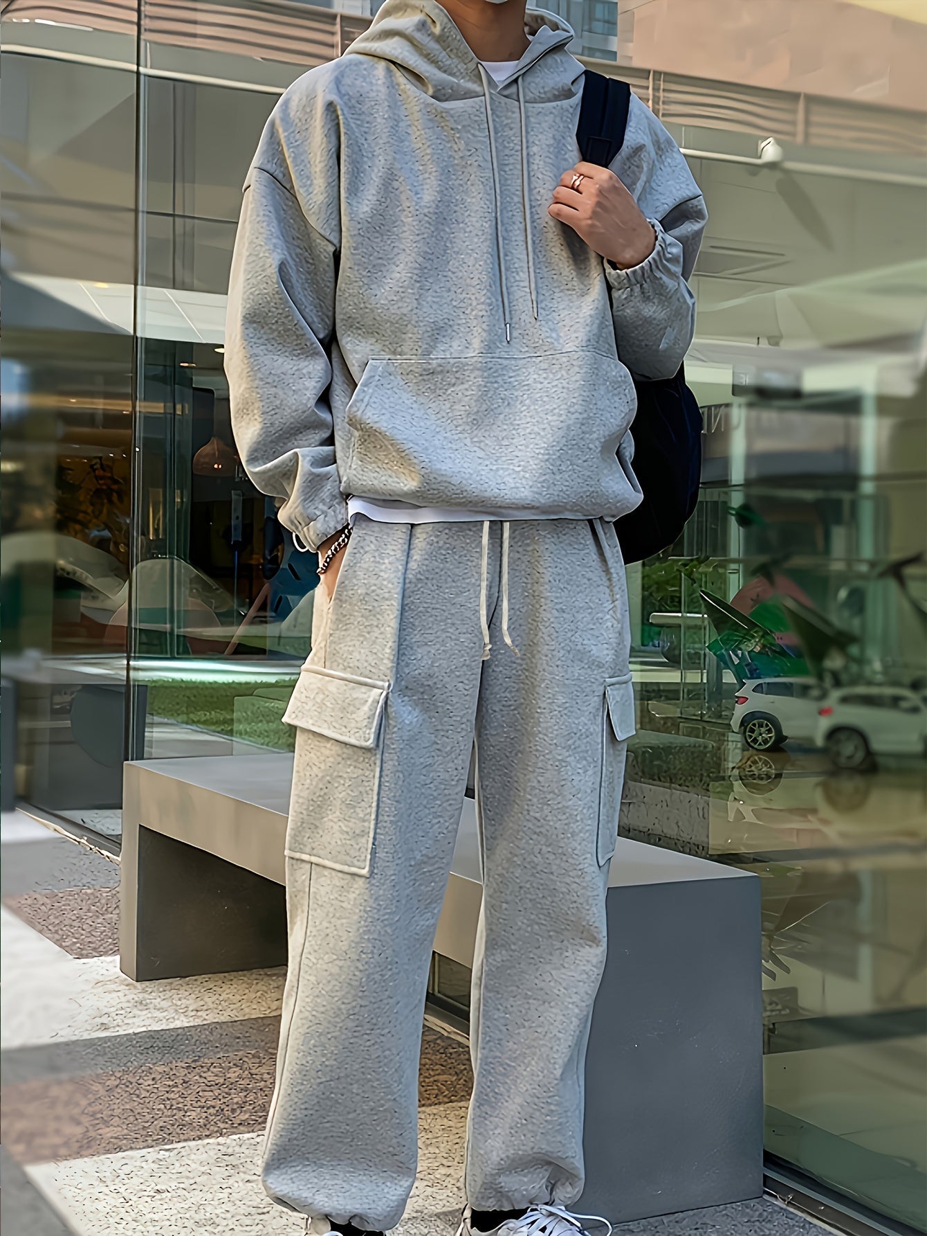 Men's Two Piece Tracksuit Basic Streetwear Edition