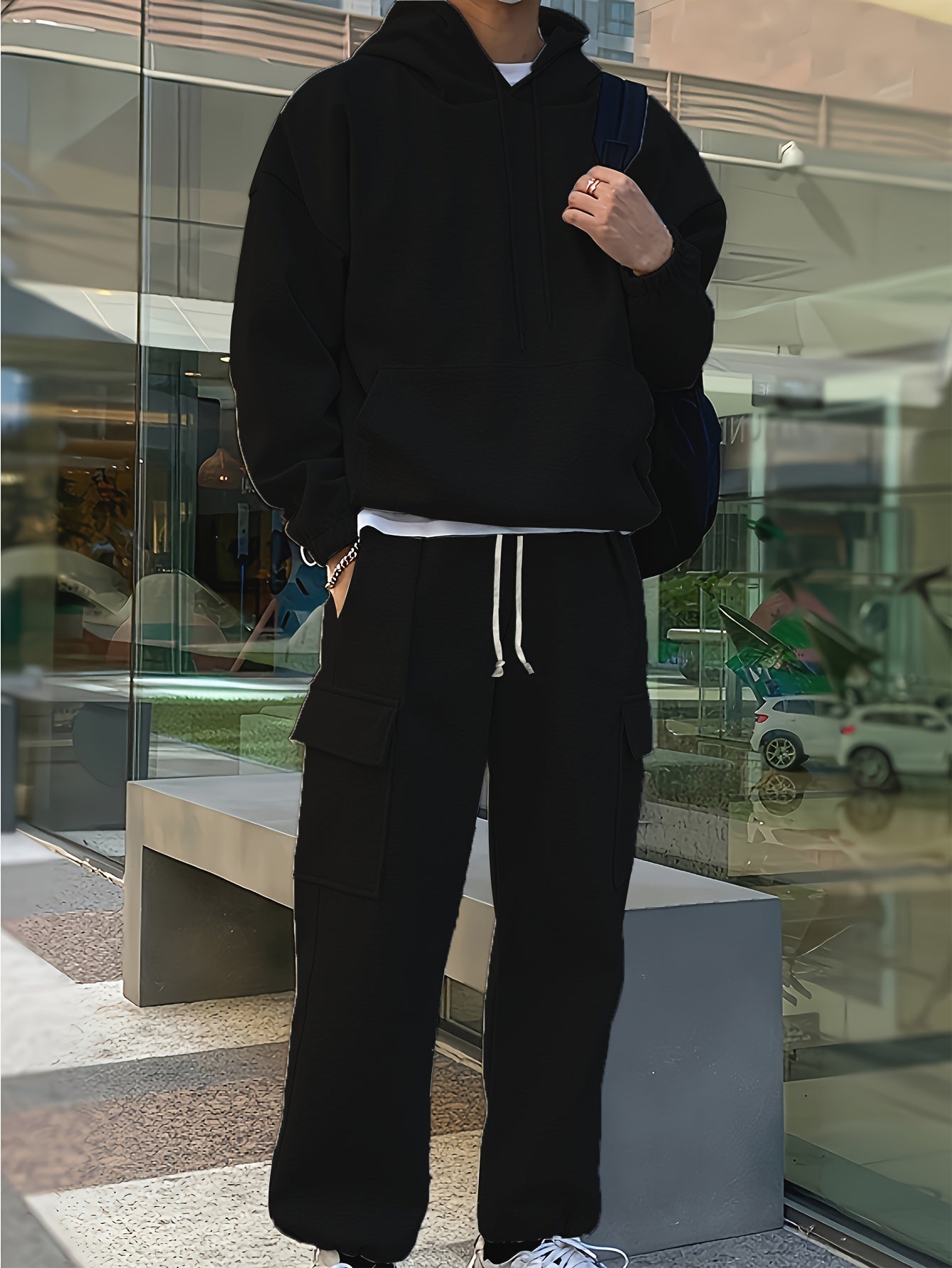 Men's Two Piece Tracksuit Basic Streetwear Edition