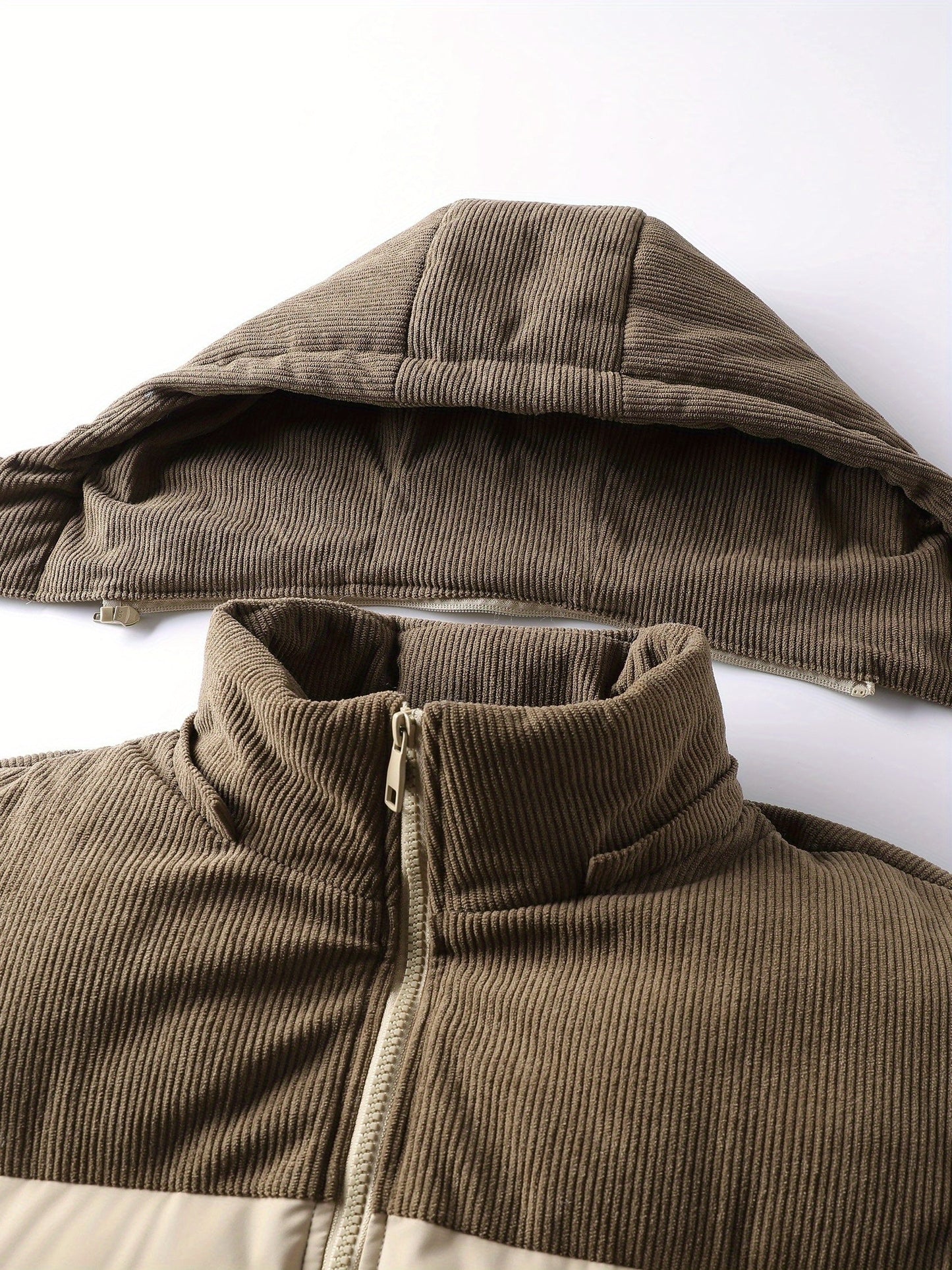 Norway Men Heavyweight Winter Coat - Thermal Insulated Hooded Jacket with Zipper Edition