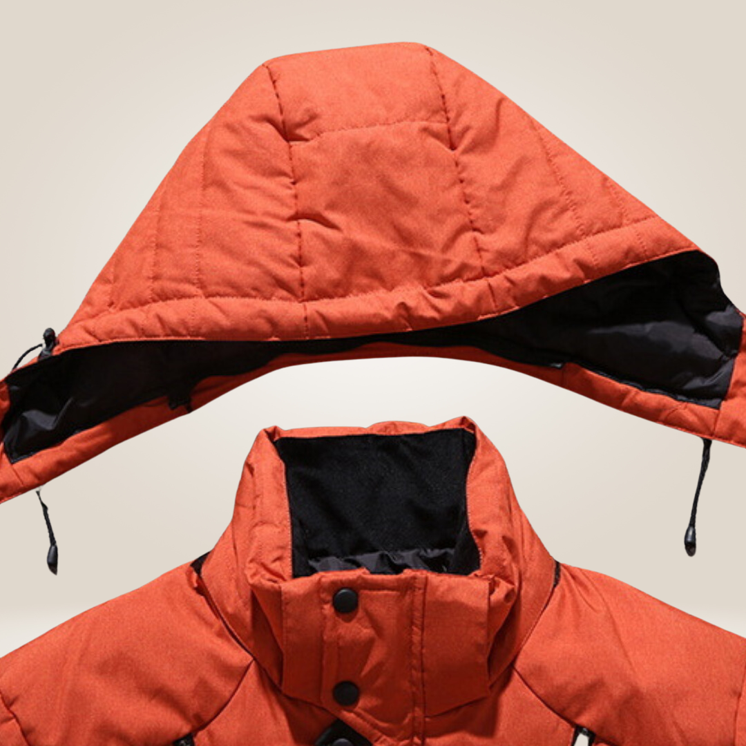 Nordfall Men's Parka Winter Jacket - Thick Fleece-Lined Waterproof & Windproof Edition