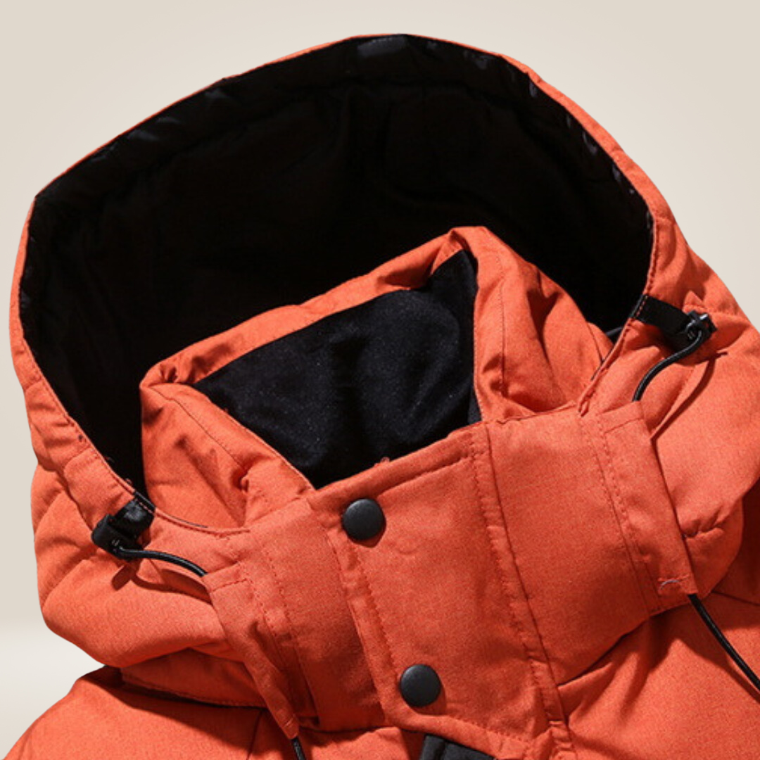 Nordfall Men's Parka Winter Jacket - Thick Fleece-Lined Waterproof & Windproof Edition