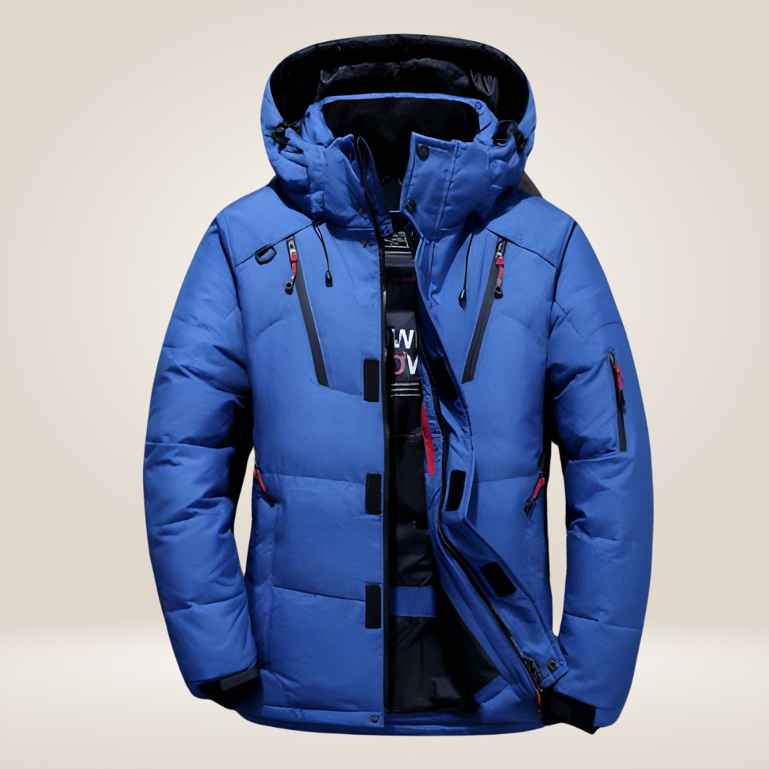 Nordfall Men's Parka Winter Jacket - Thick Fleece-Lined Waterproof & Windproof Edition