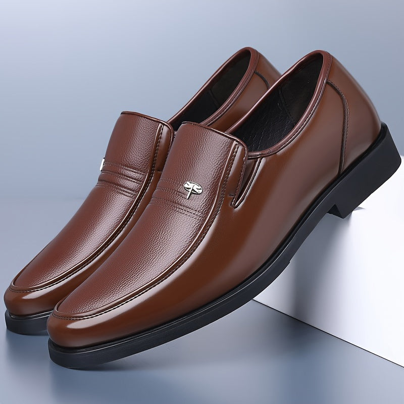 Men's Genuine Dress Shoe Loafers - Lightweight Breathable Slip-On Shoes