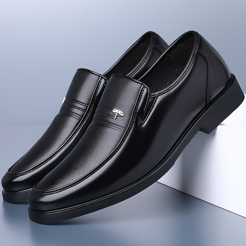 Men's Genuine Dress Shoe Loafers - Lightweight Breathable Slip-On Shoes