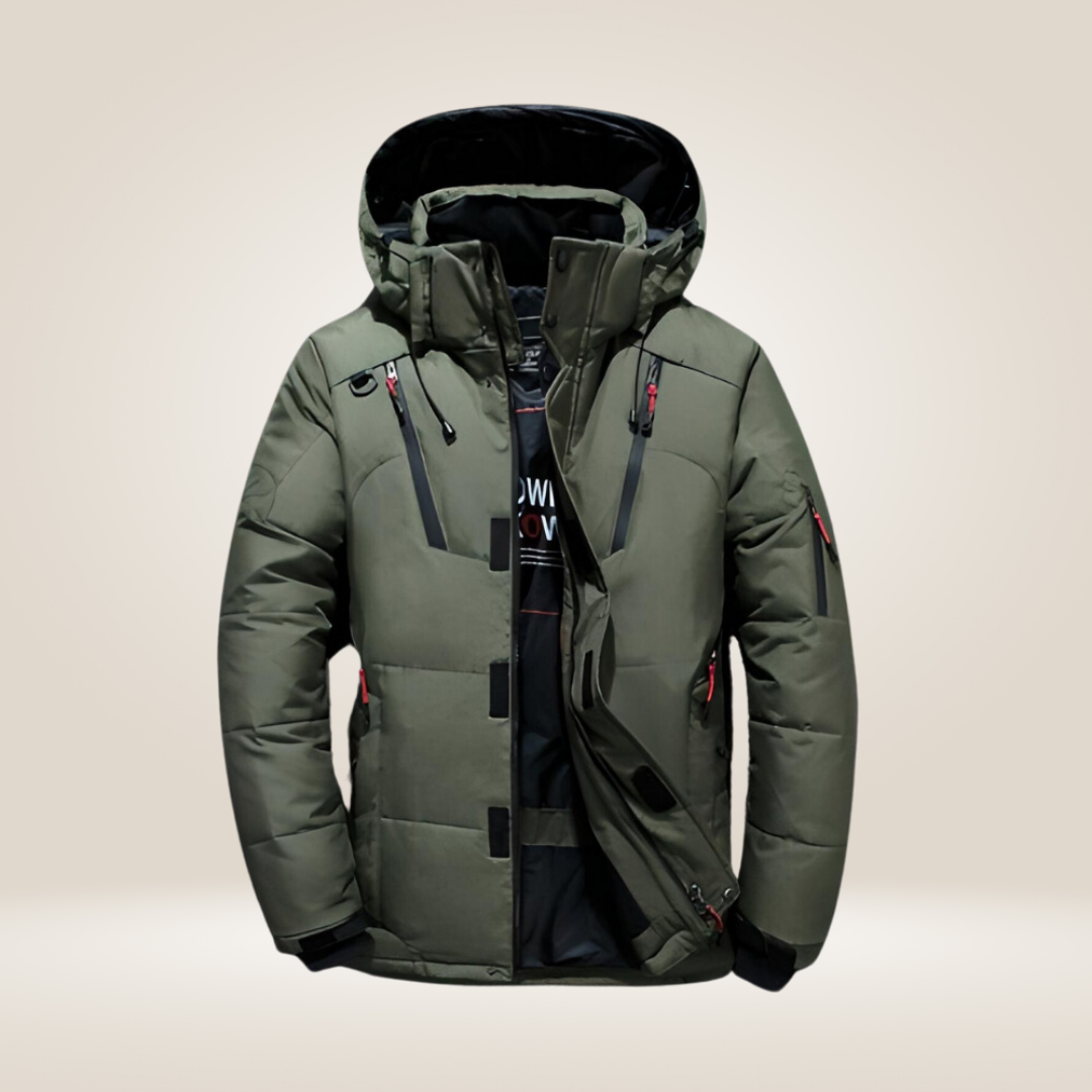 Nordfall Men's Parka Winter Jacket - Thick Fleece-Lined Waterproof & Windproof Edition