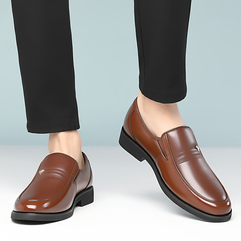 Men's Genuine Dress Shoe Loafers - Lightweight Breathable Slip-On Shoes