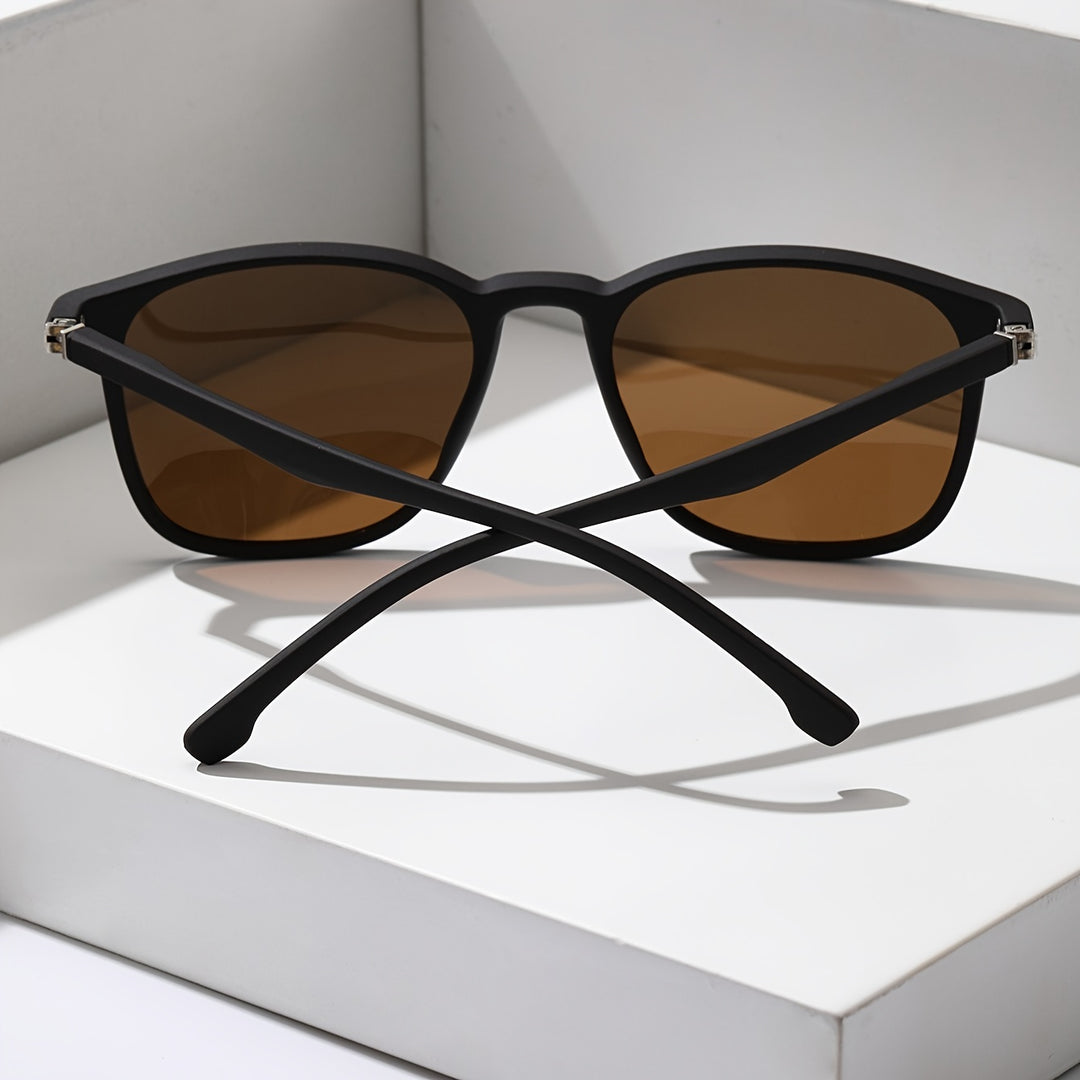 Heritage polarized sunglasses for men with refined design and UV protection