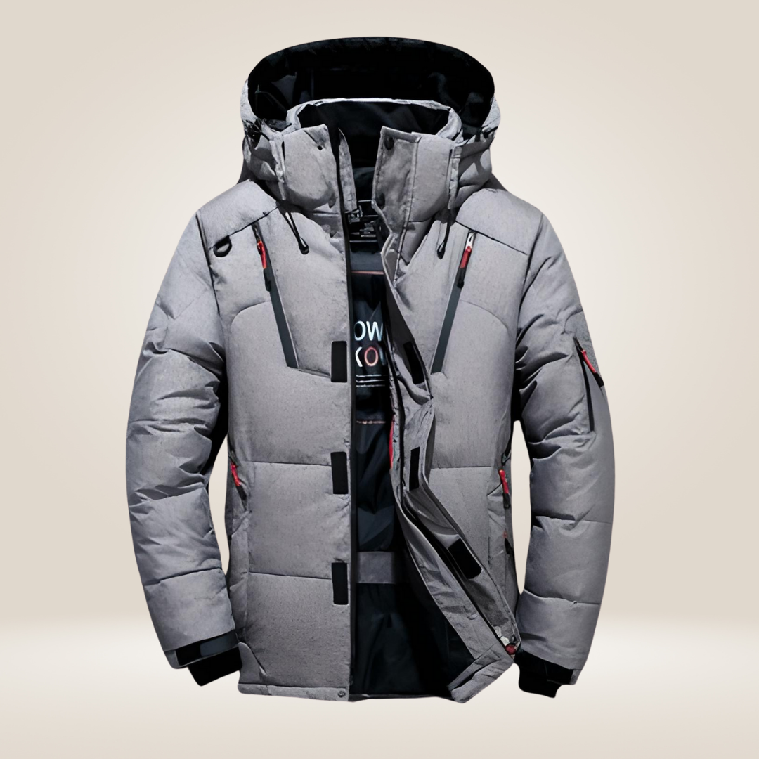 Nordfall Men's Parka Winter Jacket - Thick Fleece-Lined Waterproof & Windproof Edition