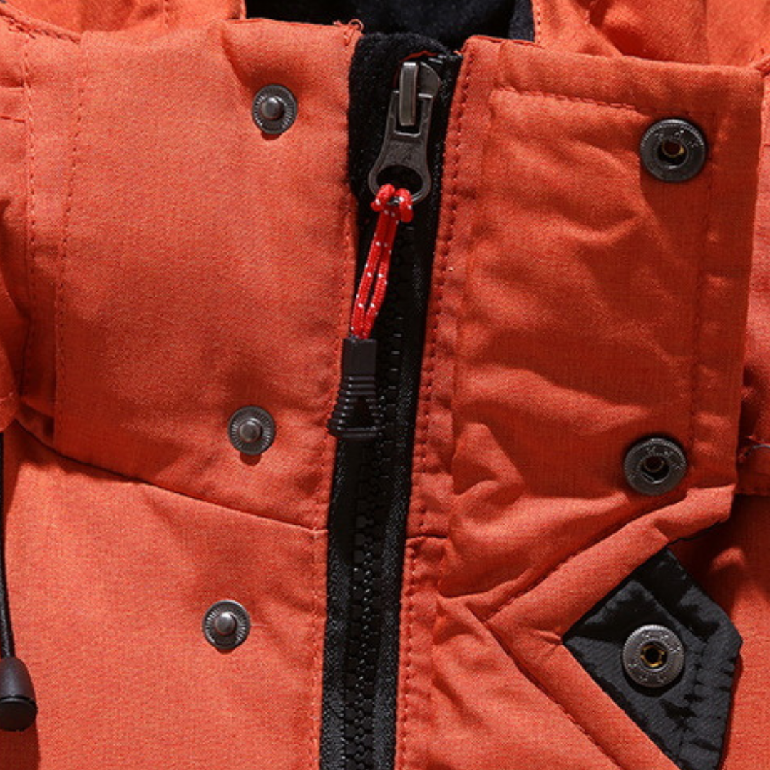 Nordfall Men's Parka Winter Jacket - Thick Fleece-Lined Waterproof & Windproof Edition