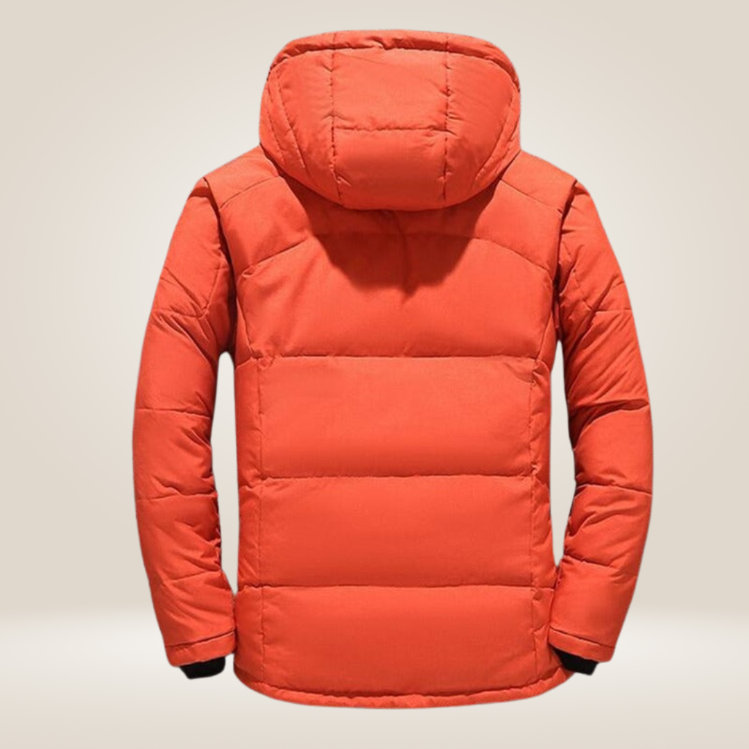 Nordfall Men's Parka Winter Jacket - Thick Fleece-Lined Waterproof & Windproof Edition