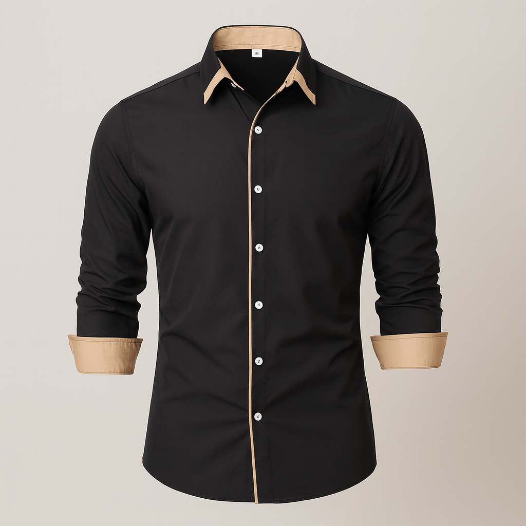Mens Button Flex Classy Blouse