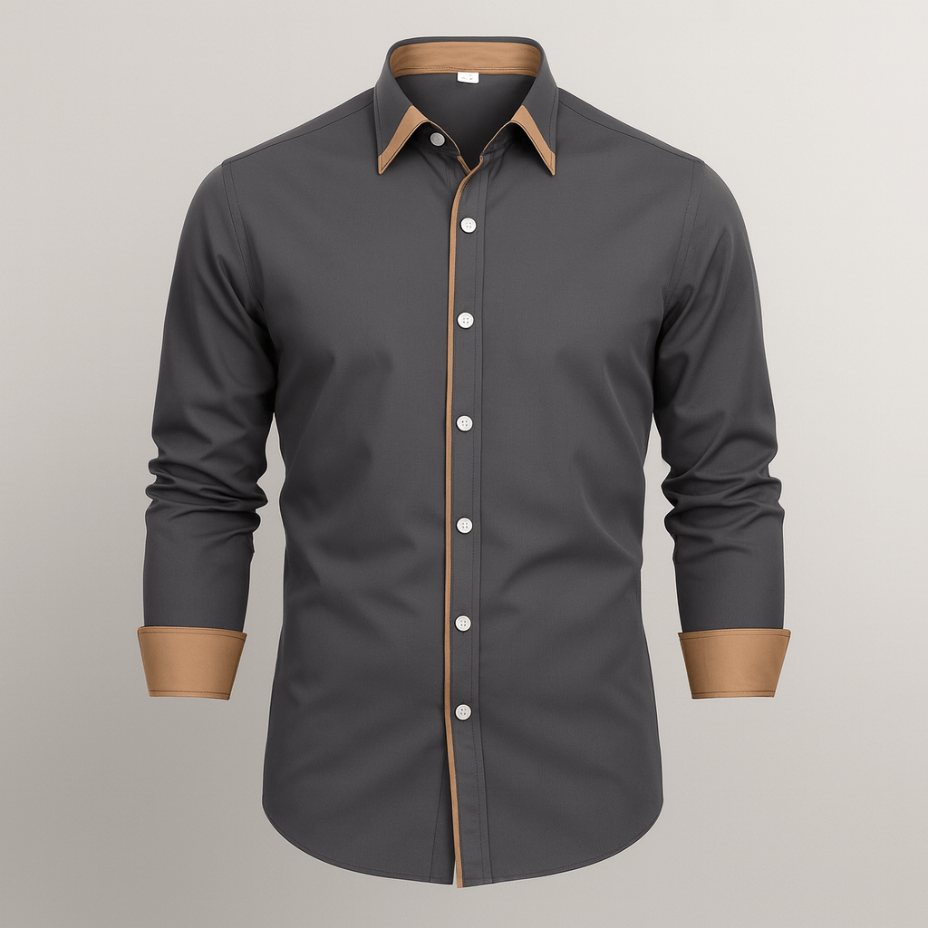 Mens Button Flex Classy Blouse
