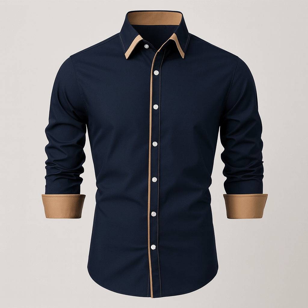 Mens Button Flex Classy Blouse