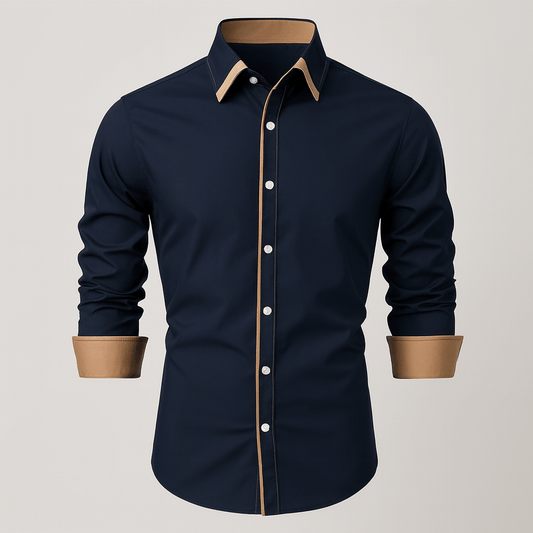 Mens Button Flex Classy Blouse