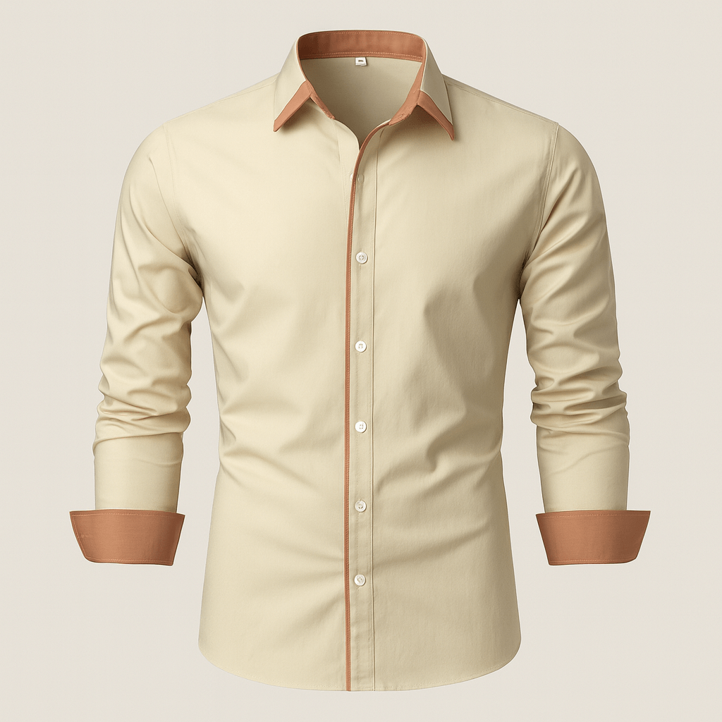 Mens Button Flex Classy Blouse