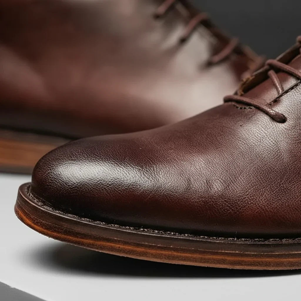 Robbin - Hand-Finished Genuine Genuine Ankle Boots for Men