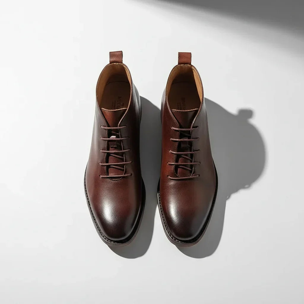Robbin - Hand-Finished Genuine Genuine Ankle Boots for Men
