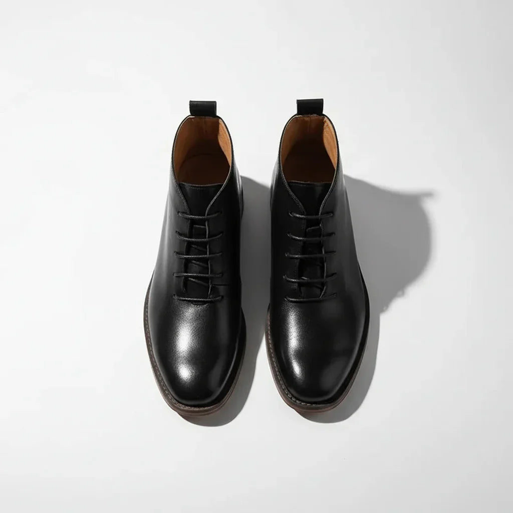 Robbin - Hand-Finished Genuine Genuine Ankle Boots for Men