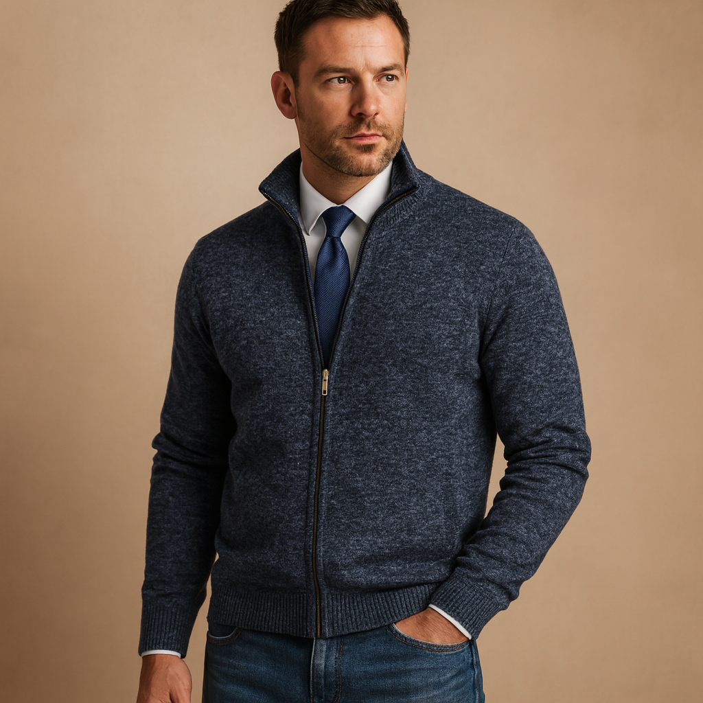 Men's Zip-Up Vest - Heritage and Versatile Layer | Timeless Everyday Comfort