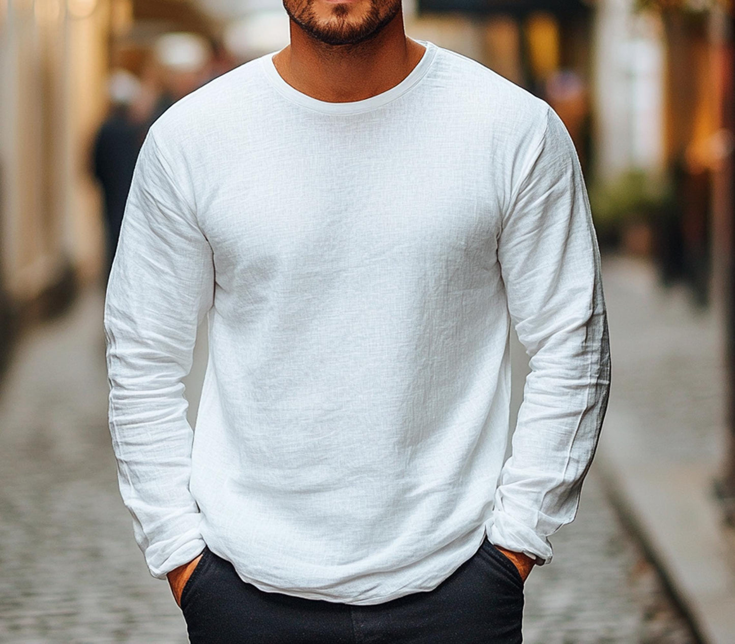 Pure Breezy Long Sleeve Shirt Lightweight Casual Menswear