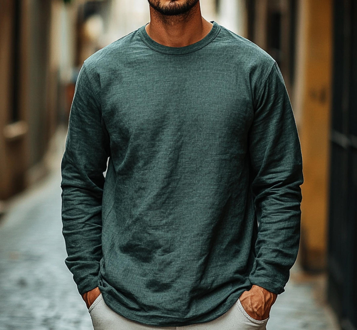 Pure Breezy Long Sleeve Shirt Lightweight Casual Menswear
