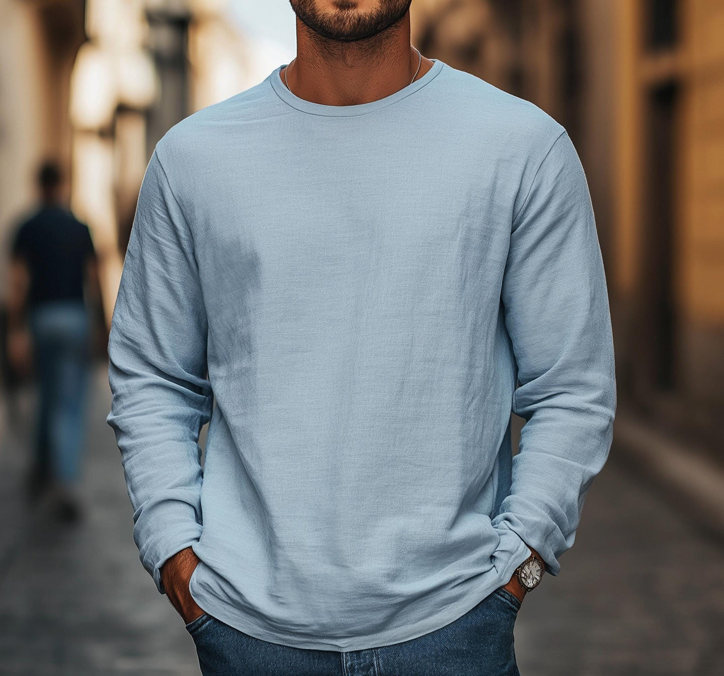 Pure Breezy Long Sleeve Shirt Lightweight Casual Menswear